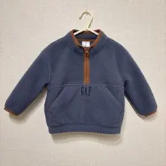 ☆美品☆ GAP ベビー　ハーフジップ　フリース　ジャケット　90サイズ