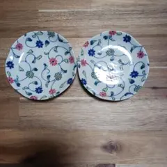 たち吉 花柄の小皿 2枚セット 新品未使用品