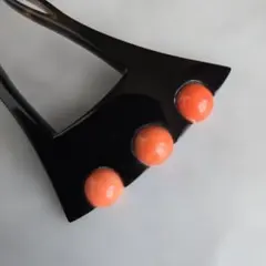 鼈甲 珊瑚 玉 簪 かんざし 和装 着物 髪飾り アンティーク 浴衣 ゆ7