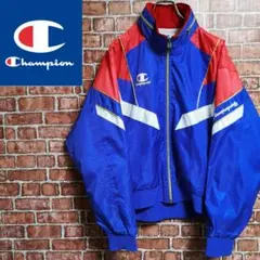 【希少・日本製】チャンピオン ナイロンジャケット ライトジャケット 収納式フード