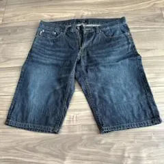 Burberry Black Label デニムショートパンツ裏ノバチェック