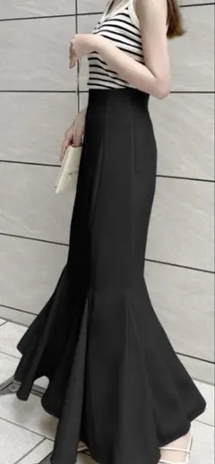 GRL グレイル マーメイドフレアスカート 【dk1092】ダークブラウン