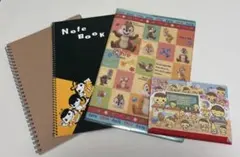 平成レトロ B5ノート メモ帳 ディズニー チップとデール たこたこ学級