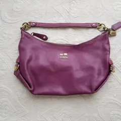 コーチ COACH ショルダーバッグ 肩掛け パープル