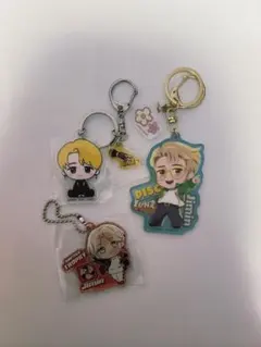BTS ジミン 缶バッジ キーホルダー セット - メルカリ
