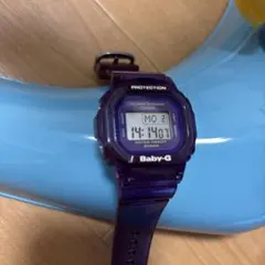 Casio Baby-G 腕時計 パープル スケルトン