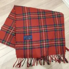 岩田剛典プロデュース ストール マフラー チェック柄 赤