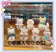 雪だるま ぬいぐるみチャーム　シークレットオブスノーウィーデイ