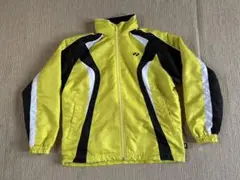 YONEX フード付きジャケット S イエロー/ブラック