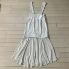 1.5 rienda リエンダ 新品未使用 切替ワンピース ベージュ S