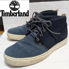 Timberland ネイビー ハイカットシューズ スウェード
