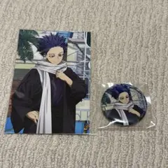 僕のヒーローアカデミア ヒロアカ 花やしき グリッター缶バッジ 特典 心操人使