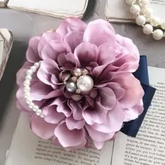 KN1☆　コサージュ　フォーマル　卒業式　卒園式　入学式　結婚式　ライラック