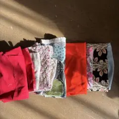 布地セット（赤・青・花柄など）