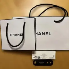 CHANEL ノベルティー　コードボルダー ショップ袋 大小セット