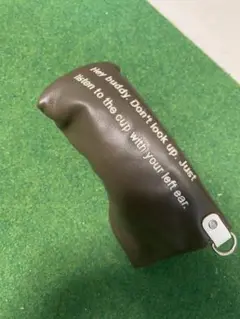 ラヘラゴルフ　パターカバー　本革　ピン型 L字　マグネット式　ブラウン　茶色