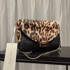 kate spade レオパード柄 ショルダーバッグ