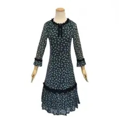 474　スーパービューティ 花柄プリント パワーネットワンピース　新品未使用