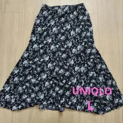 UNIQLO フレアロングスカート サイズL
