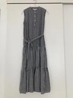 レディース　ユニクロ　チェックワンピース　サイズⅯ