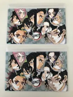 鬼滅の刃 ミニクリアポーチ ジャンプショップ 特典 2個セット