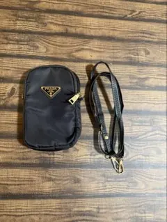 PRADA ナイロン ノベルティ　ショルダーポーチ ブラックのサムネイル