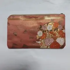 着物袋帯リメイク　ポーチ