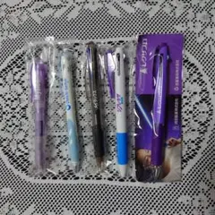 ボールペン5本セット　製薬会社ノベルティ