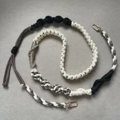 パラコード製スマホショルダーストラップ　スマホ紐