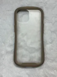 iPhone15用半透明ケース iFace TPU/ポリカーボネート