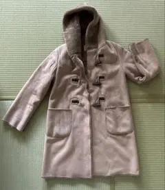 最終値下げ】ナノユニバース　ムートンダッフルコート　フェイクファー　ブラウン