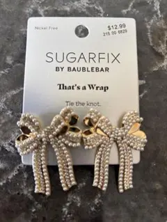 SUGARFIX BY BAUBLEBAR リボン ピアス パールのサムネイル