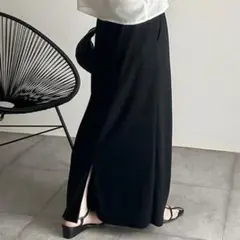 Honeys セルフカットスカート　ブラック