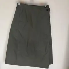 ラップスカート ひざ丈スカート