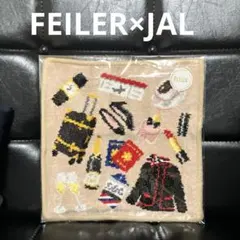 JAL限定 フェイラー JAL 日本航空 モチーフ ハンカチ パイロット1枚