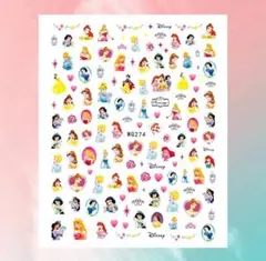 新品　ディズニー　ネイルシール　アリエル　ベル　シンデレラ　ジャスミン　a