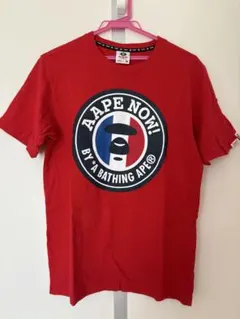 AAPE BY A BATHING APE Tシャツ Sサイズ レッドのサムネイル