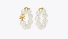 N11091G トリーバーチ　フープピアス。4点セット