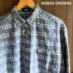 【新品◎】RODEO CROWNS WIDE BOWL デニムシャツワンピース