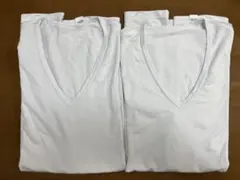 UNIQLO ヒートテック VネックTシャツ 半袖 Lサイズ 2枚セット
