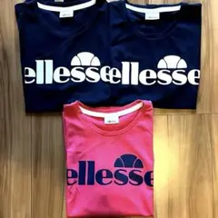 【3枚セット】ellesseエレッセ テニスウェアM L レディース 練習用のサムネイル