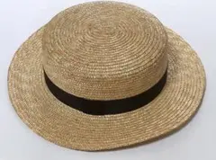 田中帽子店 カンカン帽 麦わら帽子 57.5cm