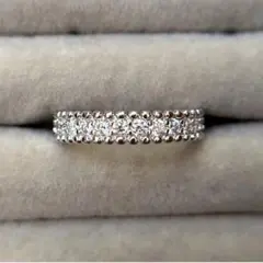 ●特価● モアサナイト フルエタニティリング 11号（10〜10.5号）