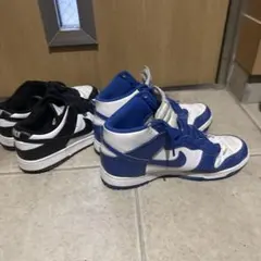 Nike Dunk High 青白 ハイカットスニーカー