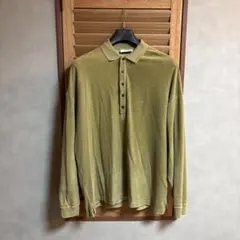 unfeigned オリーブグリーン L 長袖ポロシャツ