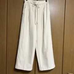 専用　green labelrelaxingアイボリー ワイドパンツ
