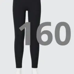 新品未開封ユニクロ極暖ヒートテック コットンタイツ160 黒150レディースSM