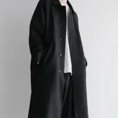 remer ステンカラーコートブラック 美品