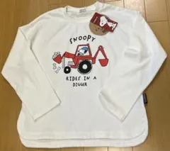【新品未使用品】SNOOPY スヌーピー　タグ付き　ホワイト　ロンT