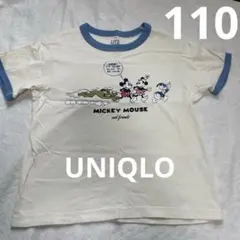 ユニクロ　キッズ　ディズニー　ミッキーマウス Tシャツ ＵＴ　110